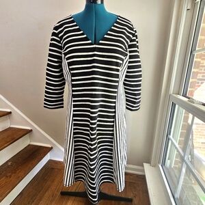 NWOT 18/20 Lane Bryant Striped Fit & Flare Corset Dress